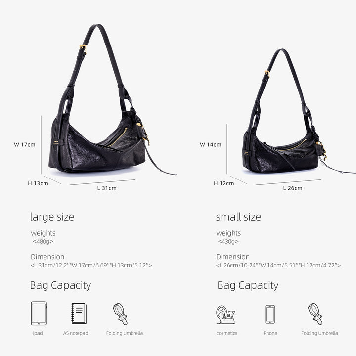 GIIM MII "Huo er ” Series traveling bag Oil wax cowhide
