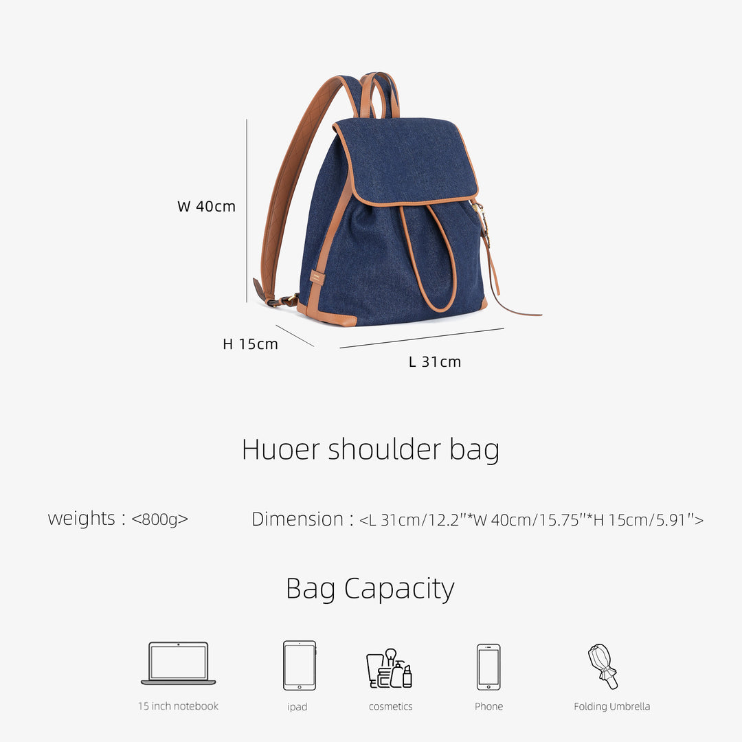 GIIM MII Denim Backpack
