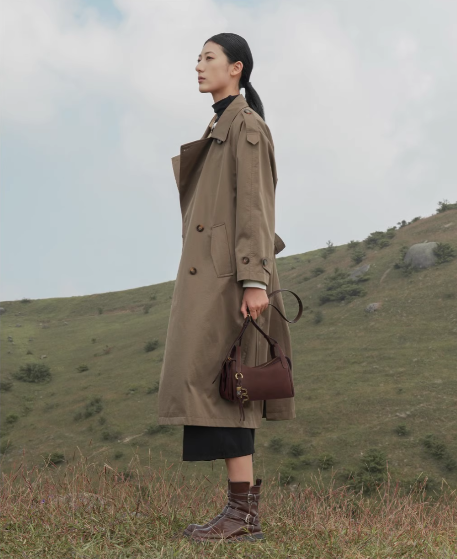 GIIM MII “Huo er ”Series Suede cowhide Pillow bag