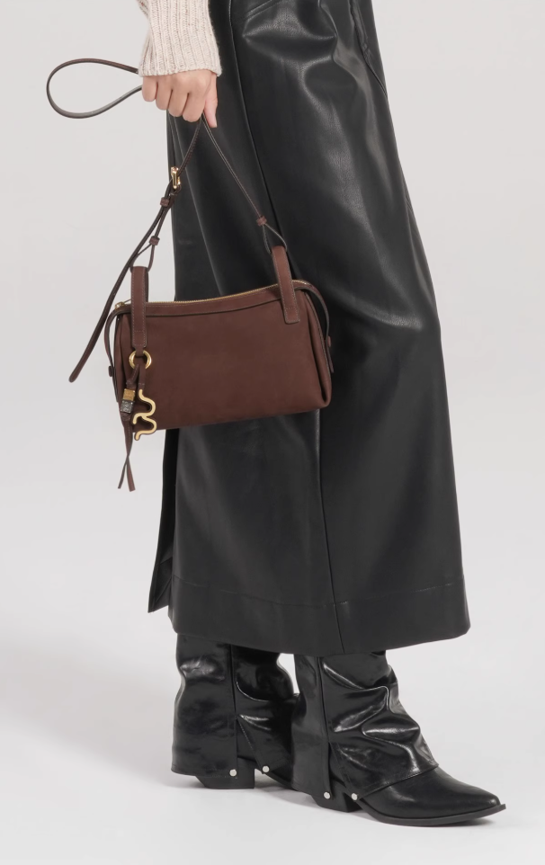 GIIM MII “Huo er ”Series Suede cowhide Pillow bag