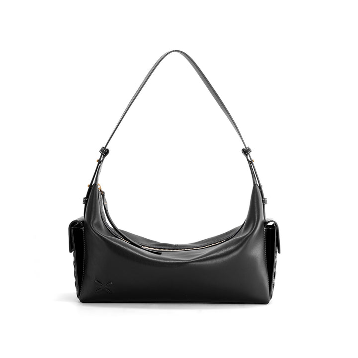 GIIM MII "Vientiane" Series Pillow bag, cowhide messenger bag, cross-body bag, commuter bag, large capacity soft bag