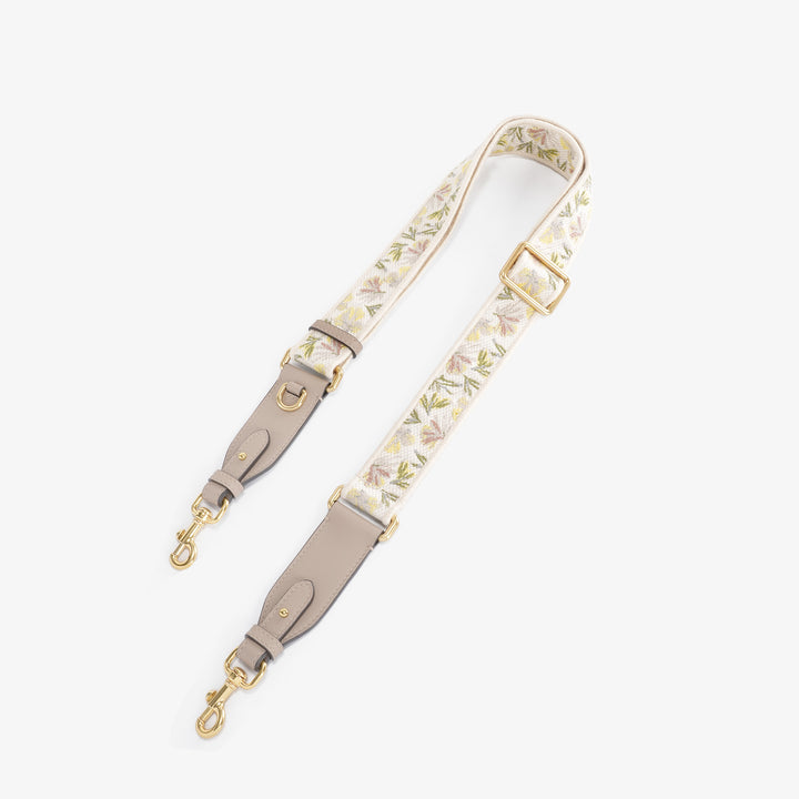 GIIM MII floral shoulder strap embroidered  shoulder strap