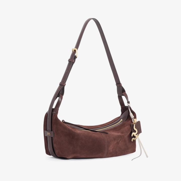 GIIM MII "Huo er " Series traveling bag Suede cowhide