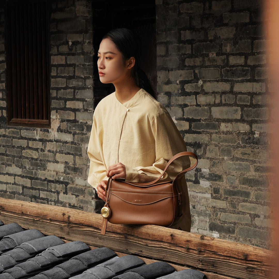 GIIM MII "Hua e" Series “Daiwa” bag Diagonal package shoulder bag