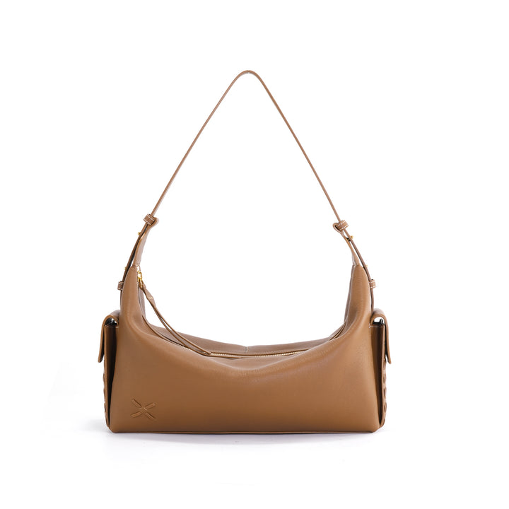 GIIM MII "Vientiane" Series Pillow bag, cowhide messenger bag, cross-body bag, commuter bag, large capacity soft bag