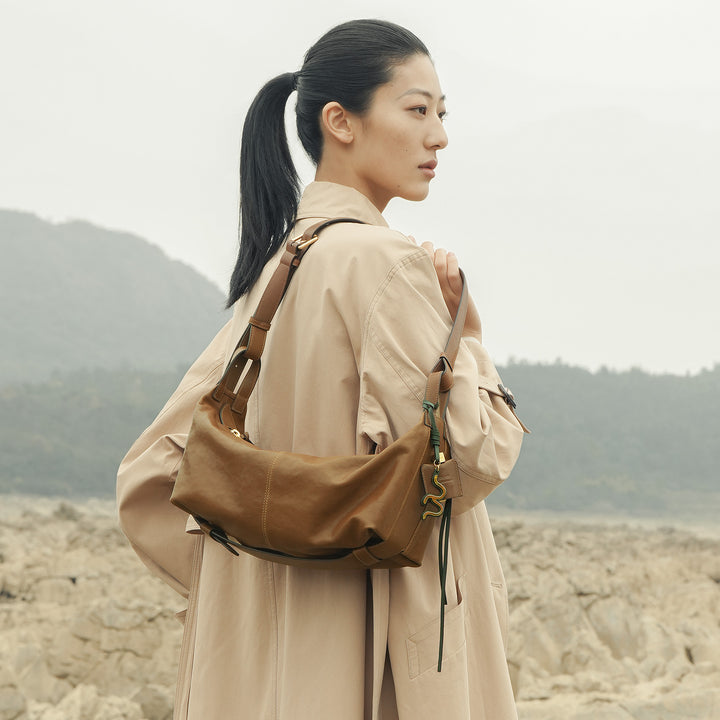 GIIM MII "Huo er " Series traveling bag Top grade cowhide