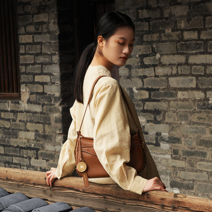 GIIM MII "Hua e" Series “Daiwa” bag Diagonal package shoulder bag