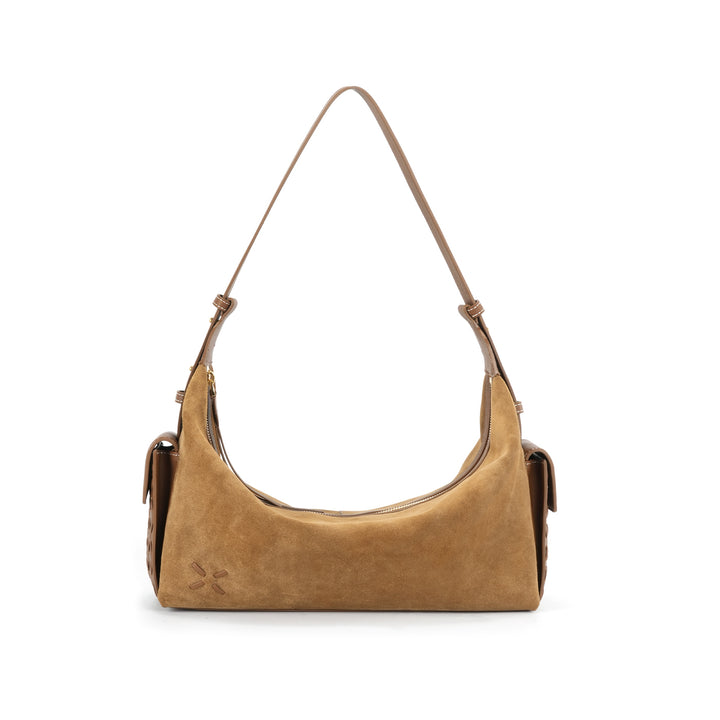 GIIM MII "Vientiane" Series Pillow bag, cowhide messenger bag, cross-body bag, commuter bag, large capacity soft bag