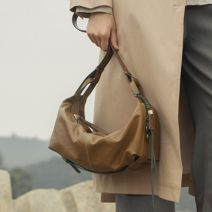 GIIM MII "Huo er " Series traveling bag Top grade cowhide