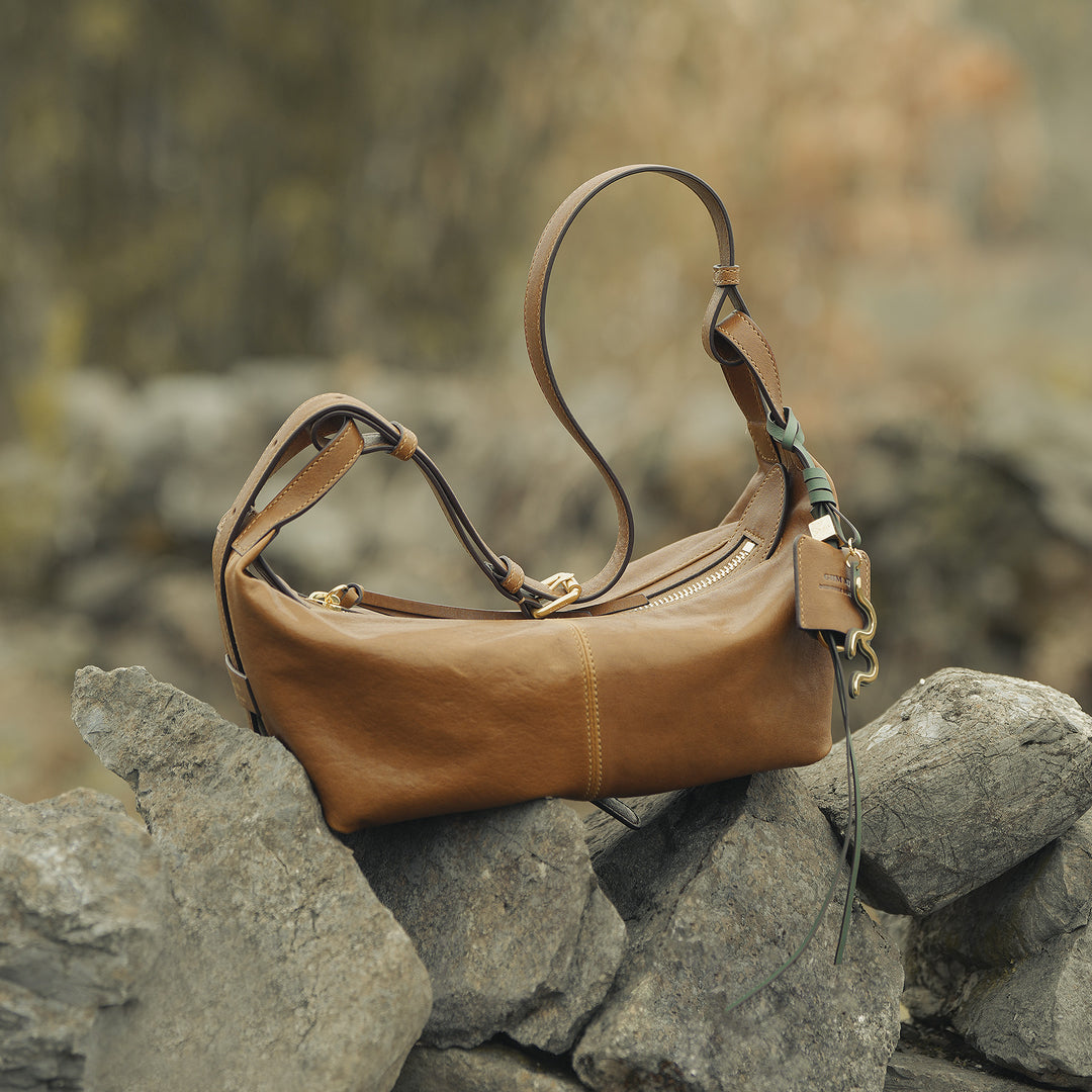 GIIM MII "Huo er " Series traveling bag Top grade cowhide