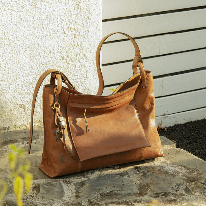 GIIM MII “Huo er ”Series Cowhide shoulder bag HOBO bag