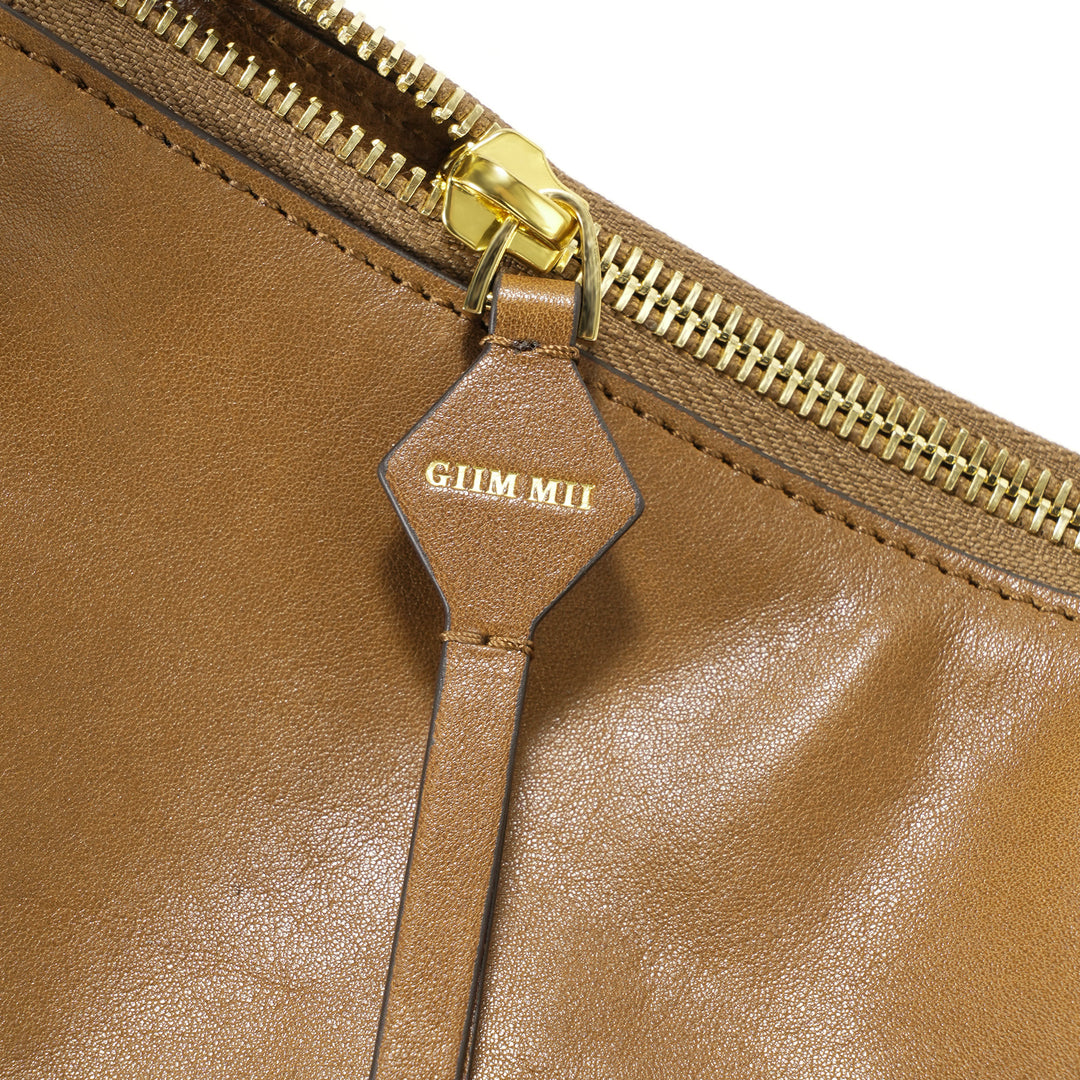 GIIM MII "Vientiane" Series Gabrielle Hobo Bag Vegetable-tanned leather