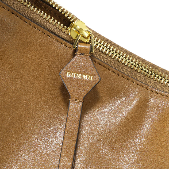 GIIM MII "Vientiane" Series Gabrielle Hobo Bag Vegetable-tanned leather
