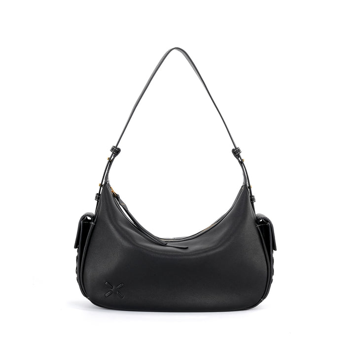 GIIM MII "Vientiane" SeriesHalf-moon bag, cowhide pillow bag single-shoulder cross-body bag  large-capacity soft bag