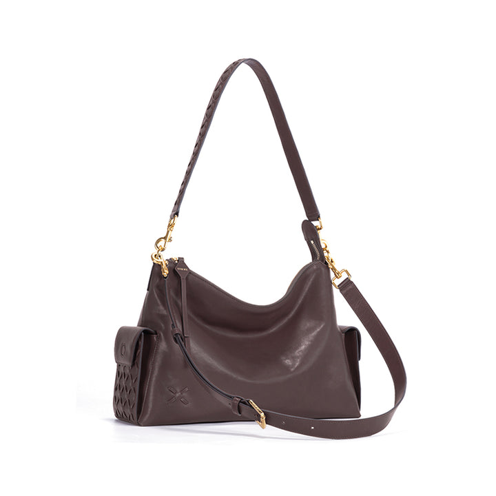 GIIM MII "Vientiane" Series Gabrielle Hobo Bag Vegetable-tanned leather