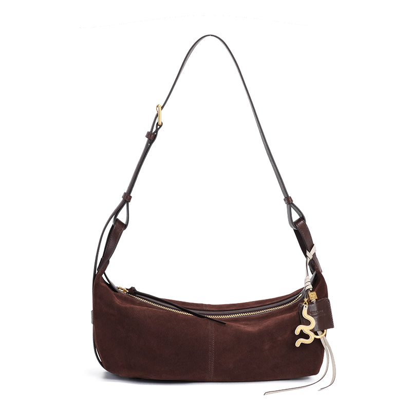 GIIM MII "Huo er " Series traveling bag Suede cowhide