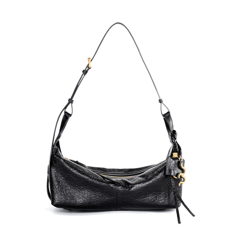 GIIM MII "Huo er ” Series traveling bag Oil wax cowhide