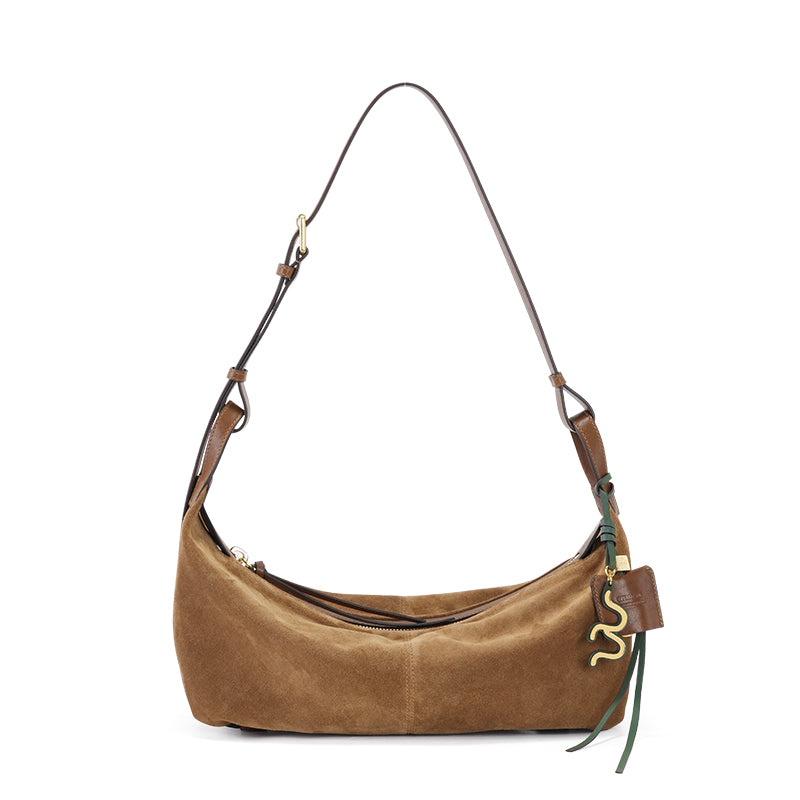 GIIM MII "Huo er " Series traveling bag Suede cowhide