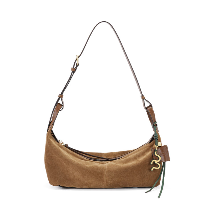 GIIM MII "Huo er " Series traveling bag Suede cowhide