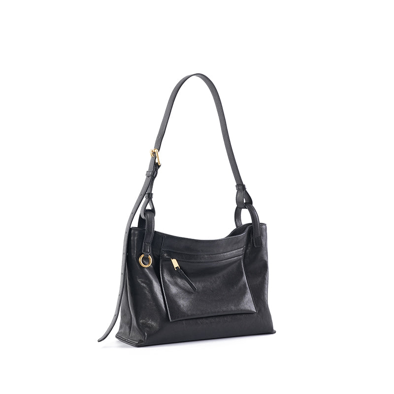 GIIM MII “Huo er ”Series Cowhide shoulder bag HOBO bag