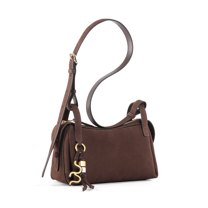 GIIM MII “Huo er ”Series Suede cowhide Pillow bag