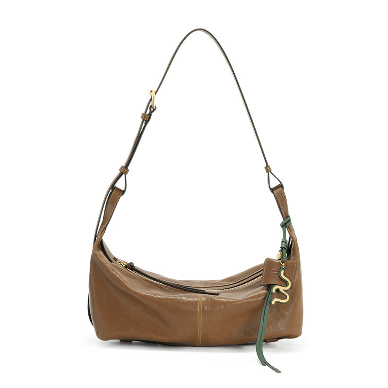 GIIM MII "Huo er " Series traveling bag Suede cowhide
