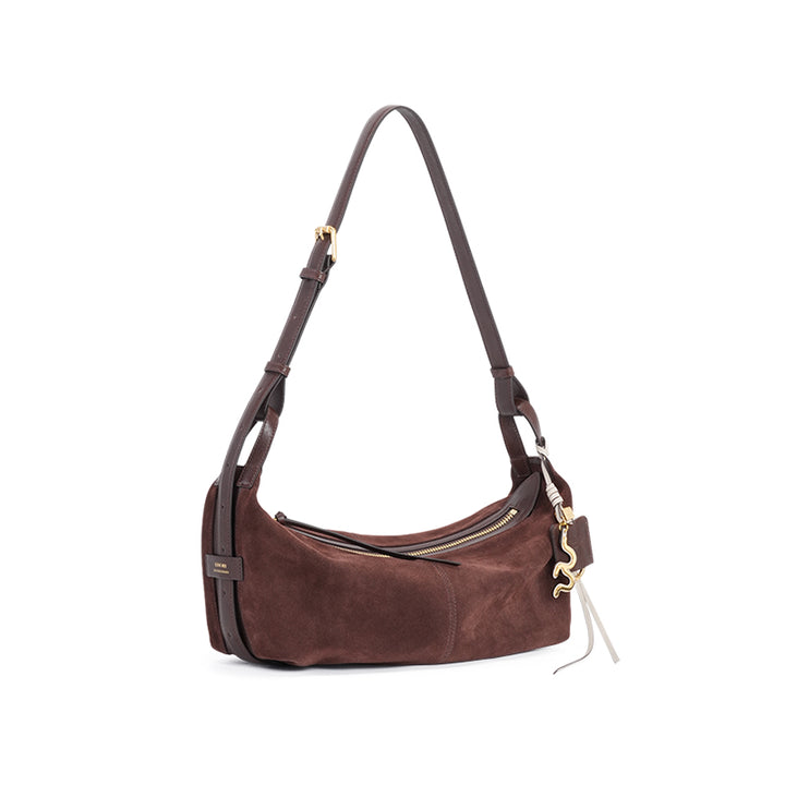 GIIM MII "Huo er " Series traveling bag Suede cowhide