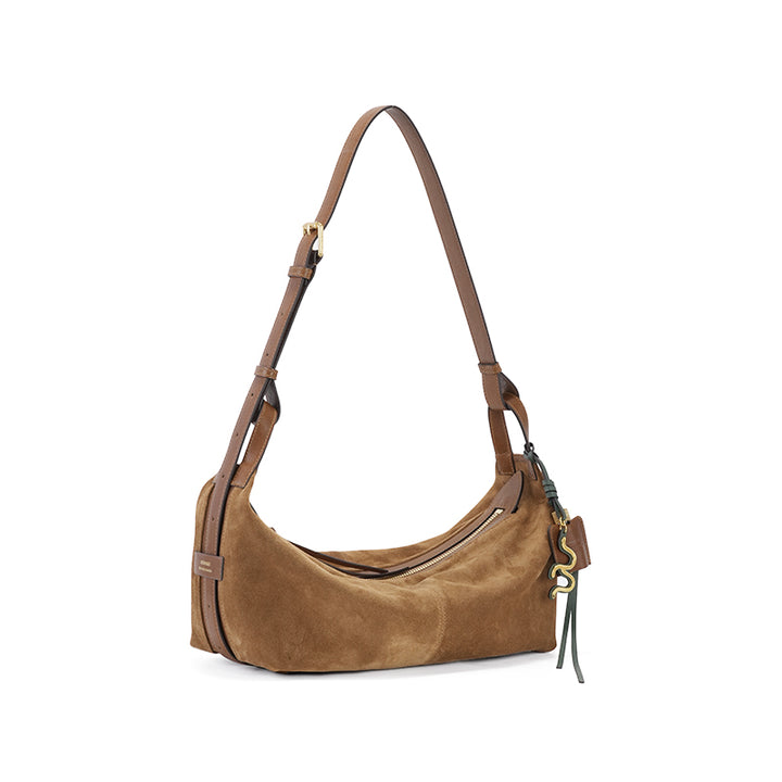 GIIM MII "Huo er " Series traveling bag Suede cowhide