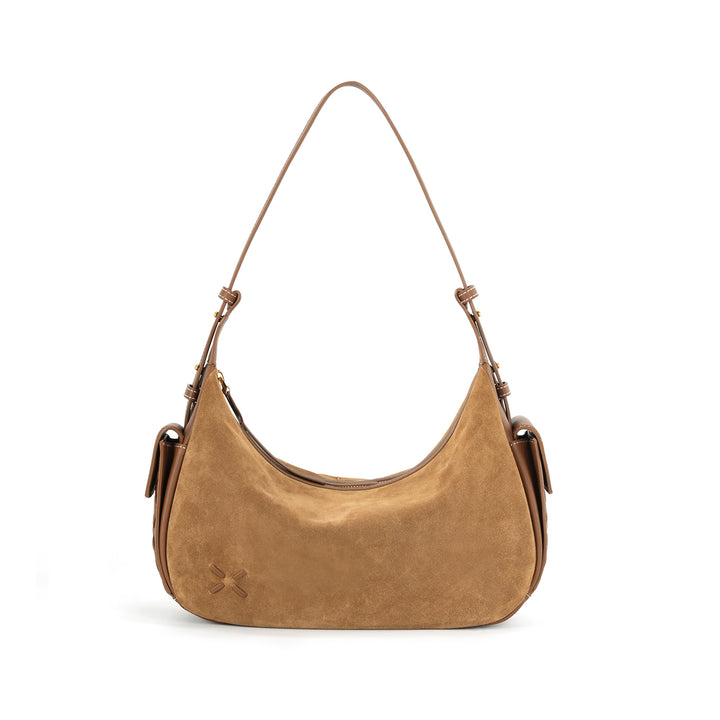 GIIM MII "Vientiane" SeriesHalf-moon bag, cowhide pillow bag single-shoulder cross-body bag  large-capacity soft bag