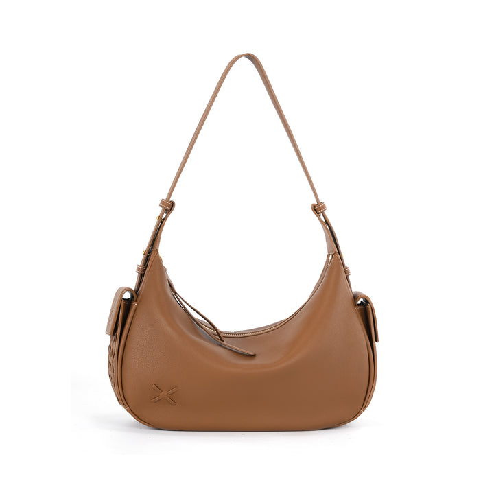GIIM MII "Vientiane" SeriesHalf-moon bag, cowhide pillow bag single-shoulder cross-body bag  large-capacity soft bag